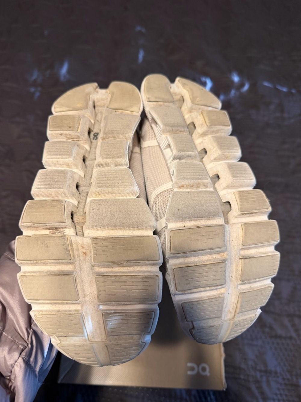 On Running Women’s Cloud 5 Sneakers in Light Beige/Cream - Picture 8 of 9